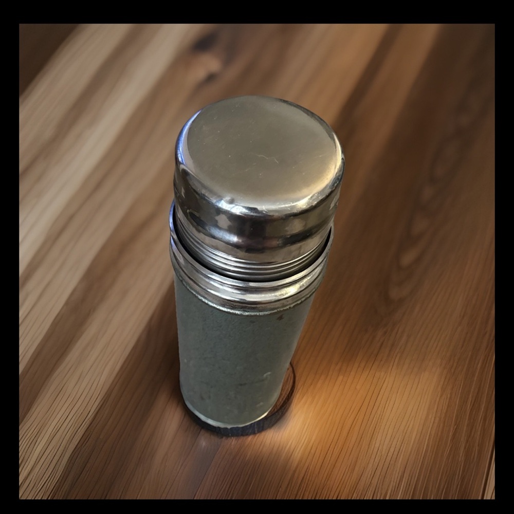 Stanley Silver and Gray Thermos